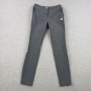 PXG Golf Pants Womens Medium Gray Side Stripe Parsons Xtreme Golf Activewear